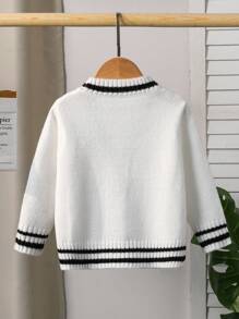 Souflis Souflis 秋冬款男童休闲撞色边开衫