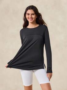 OutZeal SunProof UPF50+ Cooling Sun Protection Long Sleeve Tee Women With Watch Window