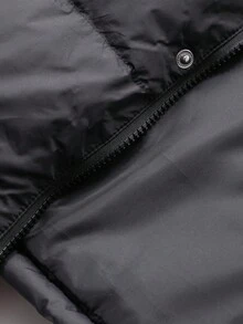 DAZY Youth (Boys) Padded Coat, Fall - Black - View 10