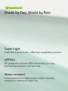 OutZeal Veste coupe-vent pour femmes résistante à l'eau, sans PFAS, avec protection UV et capuche. Idéale pour la randonnée et le camping en extérieur