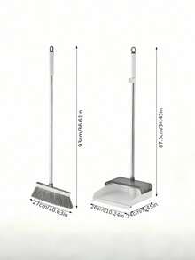 One Set Thickened Transparent Highgrade Easy Clean Household Wholesale Broom Dustpan Set Home Cleaning Supplies Sweeping Combo Essentials
