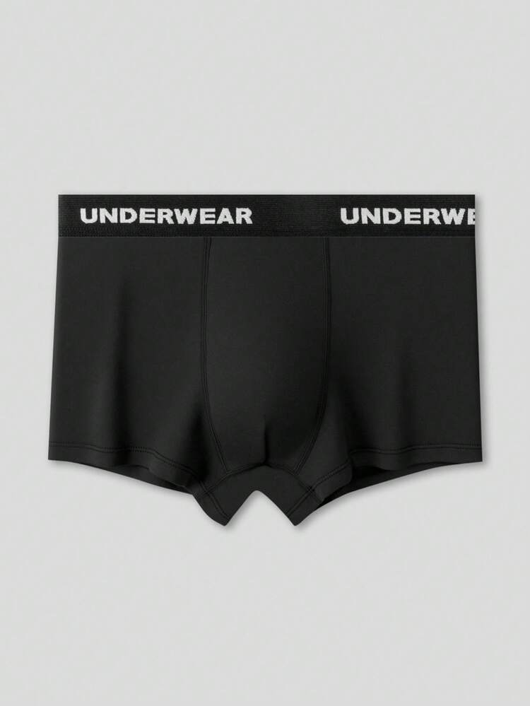 5pcs/Pack Lightweight, Comfortable, Fashionable Boxer Briefs For Teenage Boys Teen Underwear Underwear Boys Underwear Boys Briefs Boys Underwear Pack - Multicolor - View 4