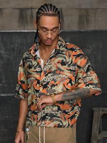 AXEPEAK 男士梭织休闲日常衬衫 - 彩色 - 查看 5