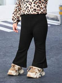 Baby Solid Flare Leg Trousers