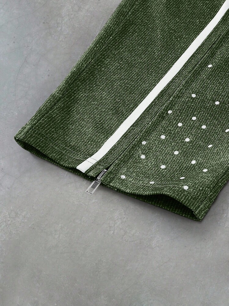 PAVTROS 男士松紧腰抽绳休闲运动裤，百搭 - 彩色 - 查看 5