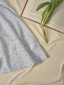 碎花印花露背吊带连衣裙 - 彩色 - 查看 3