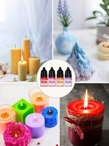 5ml 20色套装高浓度香氛蜡烛染料液，DIY手工蜡烛着色染料套装，生日毕业典礼、婚礼礼品 - 彩色 - 查看 8