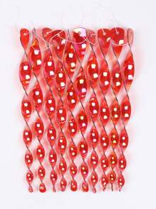 10 Stücke bunte reflektierende Vogelabwehr Stangen, Vogelabwehrvorrichtung, Spechtverscheucher, für Garten, Fenster, Obstgarten und Heimdekoration