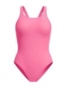 Nike 1 bộ đồ bơi liền thân hở lưng màu trơn cho nữ - Hồng - Xem 4
