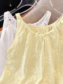 INAWLY 2 chiếc áo vest ngoài trời thường ngày thêu màu trắng dành cho nữ - Nhiều màu - Xem 5