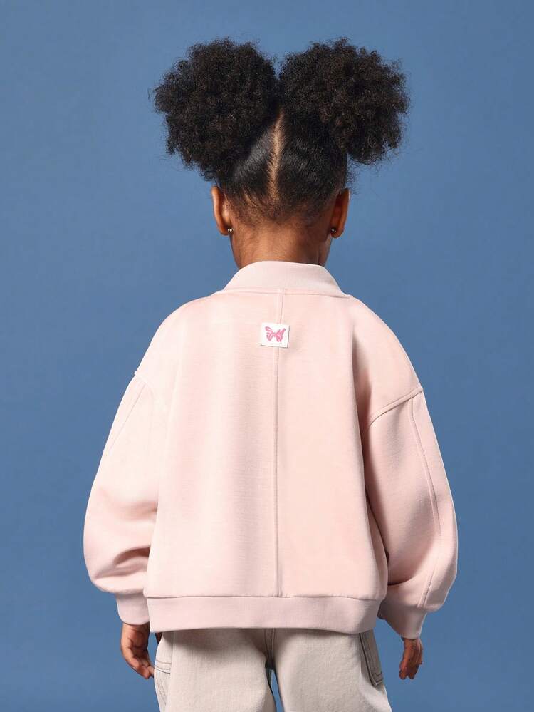 バタフライディテールのジップスルーボンバージャケット