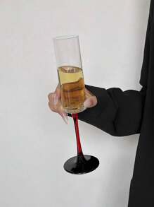 透明玻璃高脚杯、红酒杯、香槟杯、果汁和冷饮杯，高档奢华风格，适合居家、咖啡厅、酒店、餐厅、节日礼物、纪念品 | 酒杯、葡萄酒杯、玻璃饮水杯