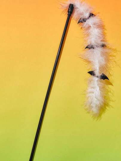 PETSIN 1pc Halloween Bat Decor Cat Teaser Toy