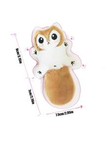 PETSIN 1 宠物说话玩具，狗狗毛绒说话玩具，浣熊，有袋类滑翔模仿小动物，磨牙洁牙，自娱自乐和缓解无聊的狗玩具，宠物玩具 - 彩色 - 查看 11