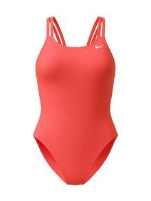 Nike 1 pieza Traje de baño de una sola pieza de unicolor, tipo halter y espalda descubierta, para deportes