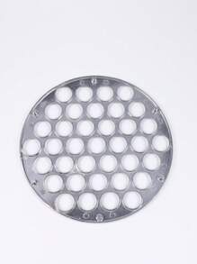 1pc Aluminum Alloy Dumpling Mold, 37 Holes, Slouchy Dumpling Maker - Silver - View 8