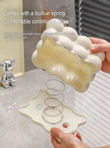 1pc Creative Cute Desktop Tissue Box Decor Valentine DAY, Valentines Wedding, Birthday - White - View 5