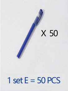 Gel Pen Pressed Ballpoint Pen Blue Gel Pen Fine Point, Retractable Gel Ink Rollerball Pens For Smooth Writing - Blue - View 7