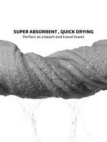 BATMAN X SHEIN 2-6岁可爱卡通英雄灰色连帽浴巾，超强吸水超细纤维，温暖不起毛，适合沐浴、游泳、海滩、浴室 - 灰色 - 查看 4