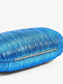 SHEIN BAE 女士优雅多功能晚宴手拿包 - 藍色 - 查看 7