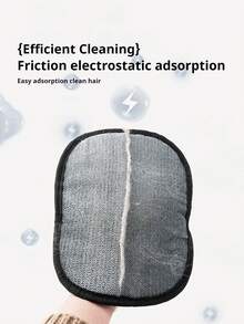 PETSIN 宠物静电除毛手套，双向刷头，用于收集猫狗毛发，是保持家居和家具无毛发的必备品