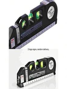 四合一激光水平仪，迷你水平仪（含 3 节电池，不含三脚架） - 多功能激光测量工具，用于精确的项目测量，便携式家用 DIY 工具