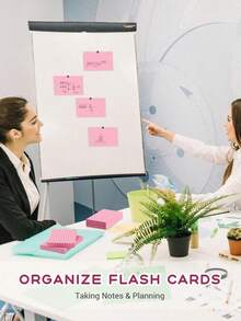 Pink Index Cards 3x5, 200 PCS 3x5 Index Cards Flashcards, Heavyweight Note Cards 3x5 Flash Cards Single-Sided 3x5 Study Card, Ruled 3 X 5 Index Cards Ruled Index Notecard For School Office Home - Multicolor - View 7