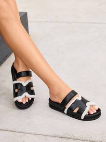 HighSole Sandalias planas versátiles y de moda para mujer, nuevo estilo de verano