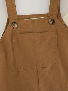 Cozy Pixies 2pcs Baby Girl Brown Autumn Clothes Outfit,Letter Print 3D Floral Ruffle Knit Sweatshirt & Corduroy Bib Pants Set,Cute Modest Matching Family Overalls - Multicolor - View 6