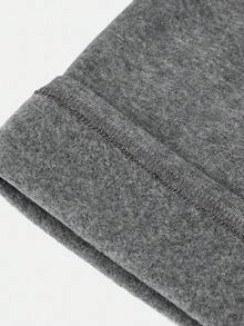 SHEIN 2pcs/Set Tween Girl Street Casual Tight Asymmetrical Hem U-Neck Long Sleeve Rhinestone Decor T-Shirt And Vintage Minimalist Casual Pants Outfit - Black - View 6