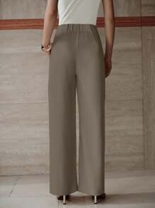 MOTF PREMIUM FOLD PLEATED SLANT POCKET PANTS