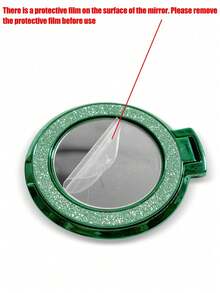 SHEIN 1 pièce Support magnétique pour téléphone portable, autocollant magnétique pour téléphone portable, support tout-en-un, miroir, papillon pailleté