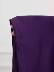 Modelyn Plus Size Elegant Solid Color Rhinestone Decor Fitted Dress,Elegant Dresses For Women