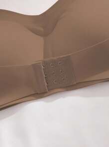 SHEIN Mocha Brown Backless Tube Top Bra With Comfortable Fabric For Everyday Wear - Mocha Brown - View 8