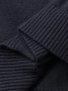 DAZY Toddler Boys' Loose Casual Knit Cardigan Thin Jacket, Embroidered Pattern, Autumn