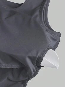 Sweetra 女式纯色简约休闲修身背心