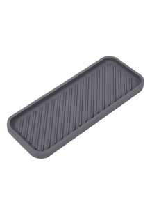 1PC Silicone Sponge Holder Kitchen Sponge Holder,Silicone Sink Organizer Tray Organizer Tray For Bathroom, Soap Dispenser