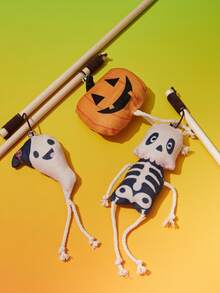 PETSIN 1pc Cat Teaser Toy, Random Color Delivery For Halloween - Multicolor - View 3