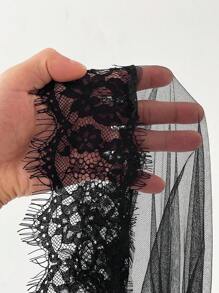 Maweii 大码衬衫和网眼裙两件套 - 黑與白 - 查看 7