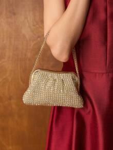 MOTF PREMIUM BRAID KISS LOCK CLUTCHES - Gold - View 8