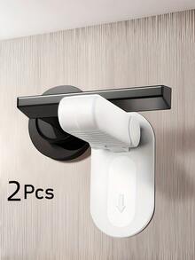 1pc Multifunctional Locks: Protecting Youngsters And Pets, No Drilling Required, Door Handle Lock Artifact,  To School,ABS Door Handle Lock Anti-Pinch Protection Buckle Door Handle