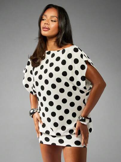 ワンピース Missguided dress MISSGUIDED One Shoulder Cutout Mini Dress With Gold Shell