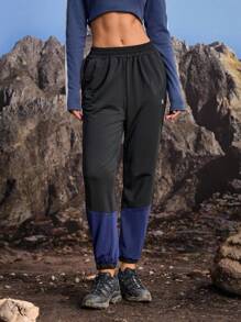 In My Nature Women's Outdoor Hiking Pants & Running Pants, High Stretch, Skin-Friendly, Thermal Lining, Suitable For Outdoor Camping, Hiking, Urban Commuting - Black - View 3