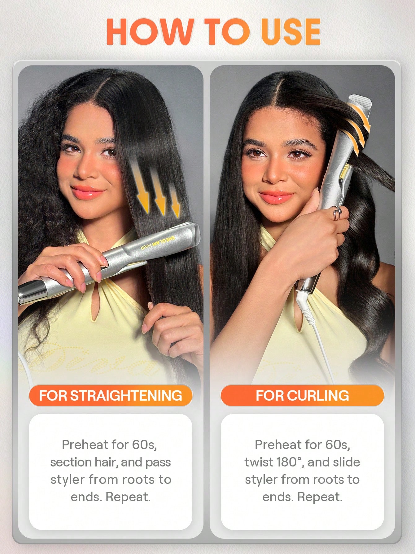 Sleek Chic Twist Kiss Flat Iron - UK Plug 7