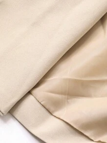 DAZY Women's Casual Belted Trench Coat, Autumn Women Jacket,Fall Women Clothes - Khaki - View 8