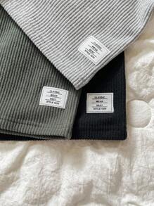 Vintaside Kids 6pcs/Set Baby Boy Casual Long Sleeve Top And Pants Countryside Outfit, Autumn/Winter - Multicolor - View 5