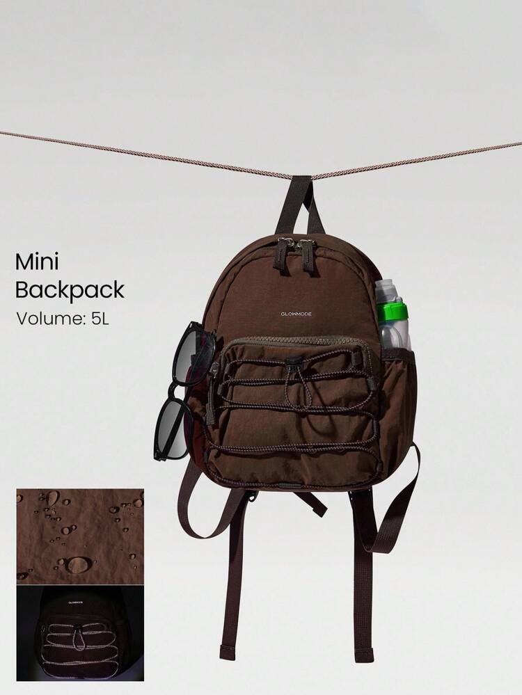 5L Rucksack mit seitlichen Außentaschen, reflektierenden, verstellbaren Trägern, für den täglichen, lässigen Gebrauch
