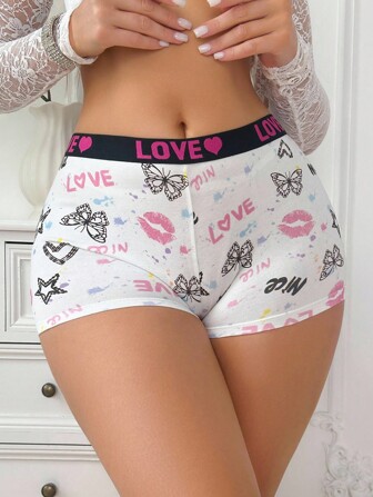 Eraneu 1pc Women's Comfortable Cute Panty