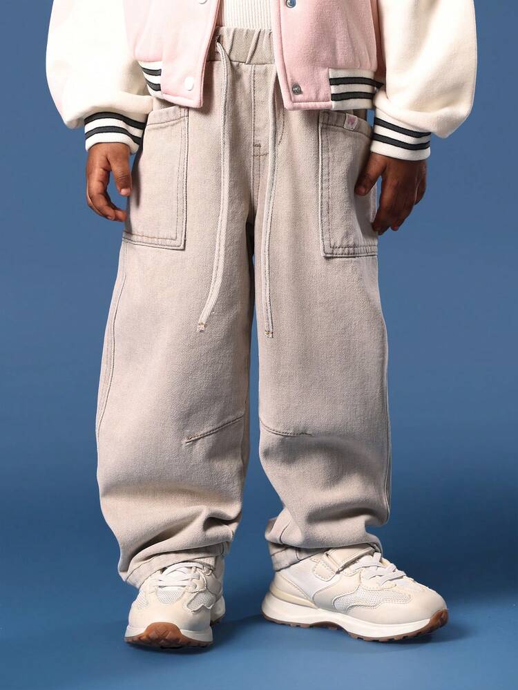 Wide Leg Cargo Pants With Front Pockets