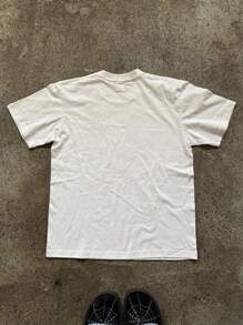 Glimmora Women's Round Neck Cherry Tree Print Short Sleeve Casual Versatile T-Shirt